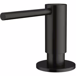 Distributeur de détergent design noir Revêtement PVD matériau : acier inoxydable remplissage supérieur volume 350 ml pour un  ...