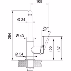 Franke 115.0728.482 robinet Sable - Vue supplémentaire 3