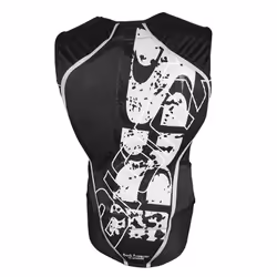 IXS Carapax Man Protecteur, noir-blanc, taille XS pour Hommes