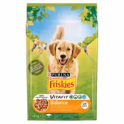 Purina Friskies Balance, Adulte, Géant (&gt; 45kg), Poulet, 10 kg