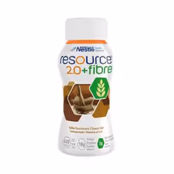 Nestle Resource 2.0 Fibre, Prêt à boire, Café, A, D, E, K, C, B6, B12, 18 g, 200 kcal, 835 kJ