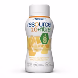 Nestle Resource 2.0 Fibre, Prêt à boire, Vanille, A, D, E, K, C, B6, B12, 18 g, 200 kcal, 835 kJ