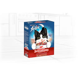 Felix 12397261 croquette pour chat 1 kg Adulte Bœuf, Poulet, Légumes