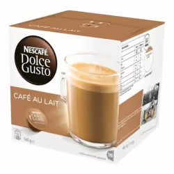 Nescafé Dolce Gusto Café Au Lait, Capsule de café, Cafe au lait, Dolce Gusto, 16 tasses, Multicolore, Nescafé