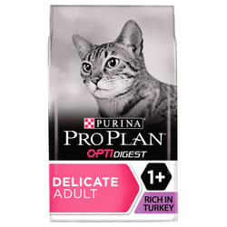 Purina Pro Plan Delicate OPTIDigest croquette pour chat 10 kg Adulte Dinde