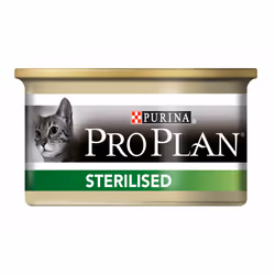 Purina STERILISED, Adulte, Saumon, 85 g