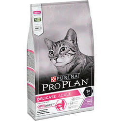 Purina PRO PLAN DELICATE Adult croquette pour chat 400 g Adulte Dinde