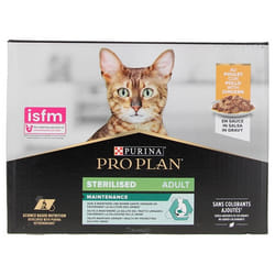 Purina Proplan Chat Adulte Stérilisé Poulet Sachet 10 x 85 g