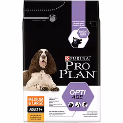 Purina PRO PLAN Medium & Large Adult 7+, Adulte, Géant (> 45kg), Poulet, 14 kg
