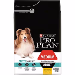 Purina Medium Adult Sensitive Digestion with OPTIDIGEST, Adulte, Maxi (26 - 44kg), Agneau, 14 kg