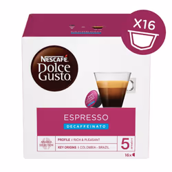Nescafé Dolce Gusto Espresso Decaffeinato, Capsule de café, Espresso, Dolce Gusto, Multicolore, Nescafé, Dolce Gusto