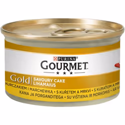 Purina GOURMET GOLD, Adulte, Carotte, Poulet, 85 g