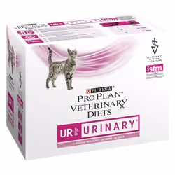 Aliment diététique pour chat - PURINA - Pro Plan - Urinary St/Ox - Saumon - Sachets 10*85g