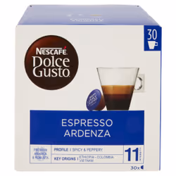 Nescafé Dolce Gusto Ristretto ardenza, Dosette de café, Espresso, Café fortement torréfié, Dolce Gusto, 30 tasses, 11/13