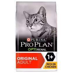 Purina Pro Plan Original OPTIrenal, Adulte, Poulet, 3 kg, Antioxydants inclus