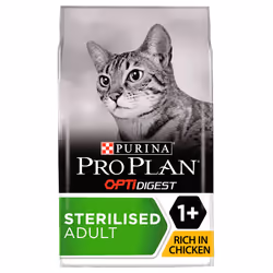 Purina Sterilised OPTIDigest, Adulte, Poulet, 1,5 kg, Antioxydants inclus