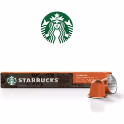 10 capsules de café Starbucks Single-origin Colombia compatible machines Nepresso