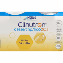 Clinutren Dessert HP/HC + Vanille 4 x 200g