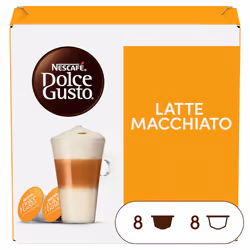Nescafé Dolce Gusto Latte Macchiato, Capsule de café, Latte macchiato, 16 pièce(s)