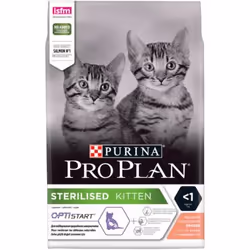 Purina Pro Plan Sterilised OPTIstart, Chatons, Saumon, 3 kg, Antioxydants inclus