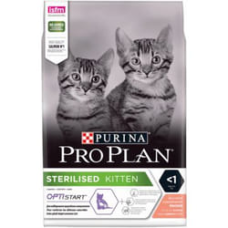 Purina Pro Plan Sterilised OPTIstart croquette pour chat 3 kg Chatons Saumon