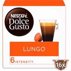 Nescafé Dolce Gusto Caffe Lungo, Capsule de café, Lungo, Dolce Gusto, Nescafé, Boîte, 16 pièce(s)