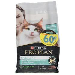 Croquettes - Purina - Proplan LiveClear - Saumon - 14kg - Réduit les allergènes