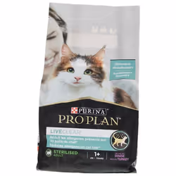 Croquettes - Purina - Proplan LiveClear - Dinde - 14kg - Réduit les allergènes