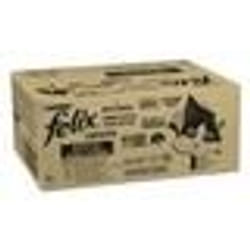 FELIX Tendres Effilés en Gelée Sélection Mixte - 80 x 85g - Sachets fraîcheur pour chat