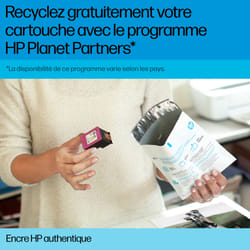 HP 2242 cartouche d'encre pigmentée bleue