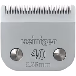 Tête de coupe N°40 Saphir Heiniger. Cette tête de coupe est compatible avec tous les modèles de tondeuses utilisant le clip s ...