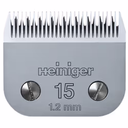 Hauteur de coupe 1,2 mm Tête de coupe interchangeable pour toutes les tondeuses Saphir. Les jeux de peignes Heiniger sont com ...