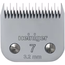 Tête de coupe N°7 Saphir Heiniger. Cette tête de coupe est compatible avec tous les modèles de tondeuses utilisant le clip sy ...