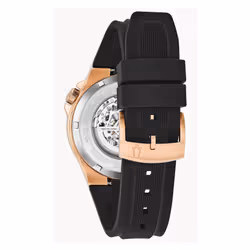 Bulova Maquina Montre bracelet Mâle Mécanique (enroulage automatique) Noir, Or rose Or rose