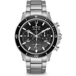 Montre Bulova Marine Star Pour Hommes en Argent - 96B272