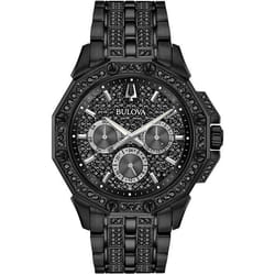 Montre Bulova Crystal Octava Pour Hommes en Noir - 98C134