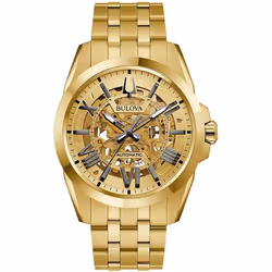 Montre Bulova Sutton Automatic Pour Hommes en Doré - 97A162