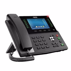 Fanvil X7C téléphone fixe Noir 20 lignes LCD Wifi
