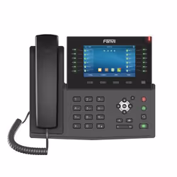 Fanvil X7C téléphone fixe Noir 20 lignes LCD Wifi