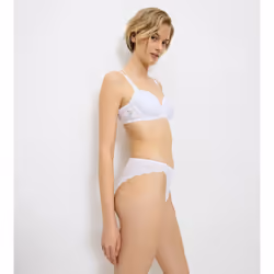 Triumph Amourette Highleg Tai Culottes tendance Blanc - Vue supplémentaire 5