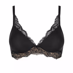Triumph - Bralette préformée sans armatures AMOURETTE CHARM - 0201694 - Sans Armatures - Noir - 90A