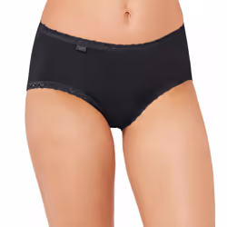 Culotte midi en coton femme Sloggi 24/7 Lace (x3)