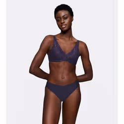 Triumph Body Make-Up Illusion Lace Culottes tendance Bleu foncé - Vue supplémentaire 5