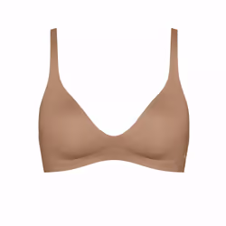 Sloggi Soutien-Gorge Sans Armature Body Adapt Marron Femme