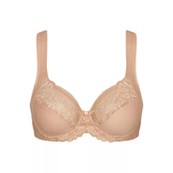 Triumph Soutien-Gorge Emboîtant Bien-Être Modern Lace+Cotton Beige Femme