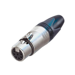 Neutrik NC7FXX connecteur de fils XLR Aluminium, Noir