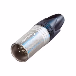 Neutrik NC7MXX, XLR, Aluminium, Noir, Argent/Nickel, IP40, 1 mm², 1500 V