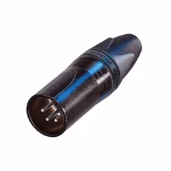 Neutrik NC4MXX-BAG, XLR, Noir, Argent/Nickel, IP40, 1,5 mm², 1500 V