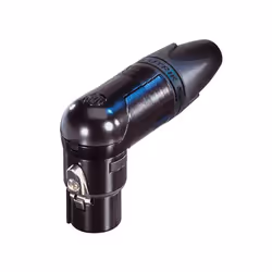 Neutrik NC3FRX-B, XLR, Noir, Or, 20,3 mm, 72,9 mm, 41 mm