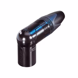 Neutrik NC6MRX-B, XLR, Noir, Nickel/Or, IP40, 1 mm², 1500 V